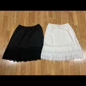 Altar’d State Black Lace dress extender slip